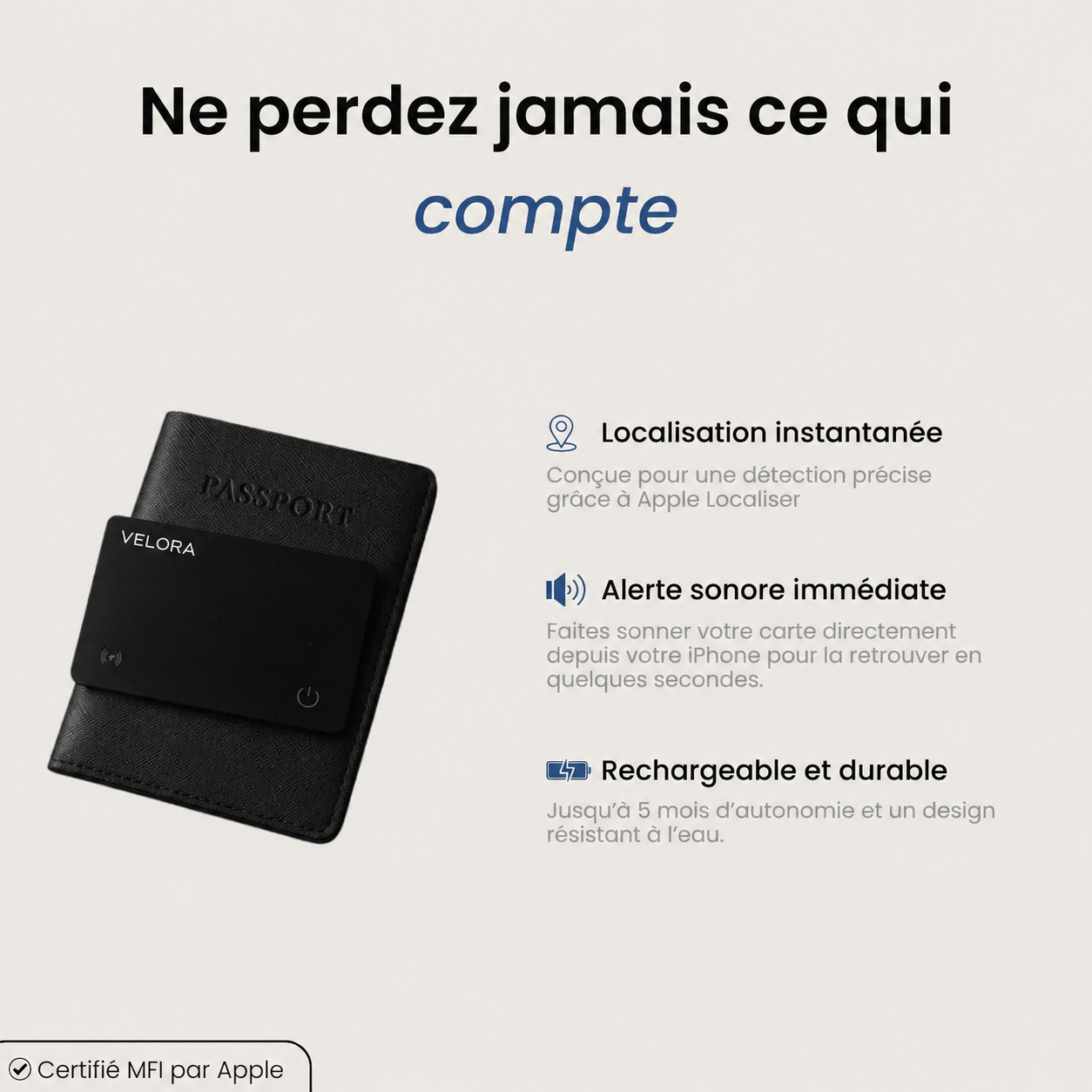 Carte Tracker Velora